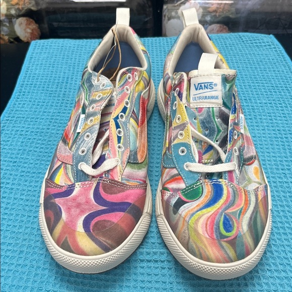Vans Chris Johanson Ultra Cush Ultra Range Colorful Swirl Pattern NWT - Picture 4 of 6